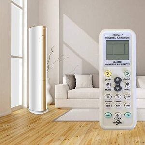 K-1028E Universal Air Conditioner A/C Remote Control for Haier, Hitachi, Panasonic, LG, Sharp, Gree, Midea, Bosch, Toshiba, Sanyo Air Conditioner Remote Control 1000 in 1