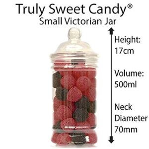 19 Retro Empty Plastic Sweet Jars for Pick & Mix, Victorian Sweet Shop, Candy Buffet Kit, Party Pack