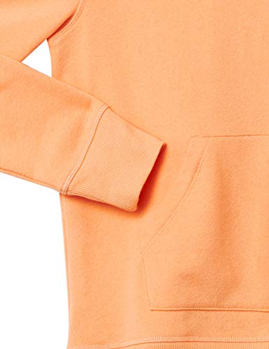 Amazon Essentials Women's French Terry Fleece Pullover Hoodie (Available in Plus Size), Melon Orange, X-Large