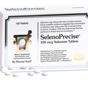 SelenoPrecise | World's Only Pharmaceutical-Grade Organic Selenium Supplement | Guaranteed 88.7% Absorption | Thyroid Support, Immune System, Prostate Protection & Heart Health | Selenium 100 mcg tabs