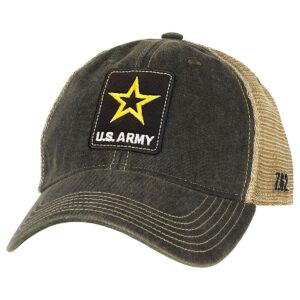 7.62 design u.s. army logo vintage trucker hat black