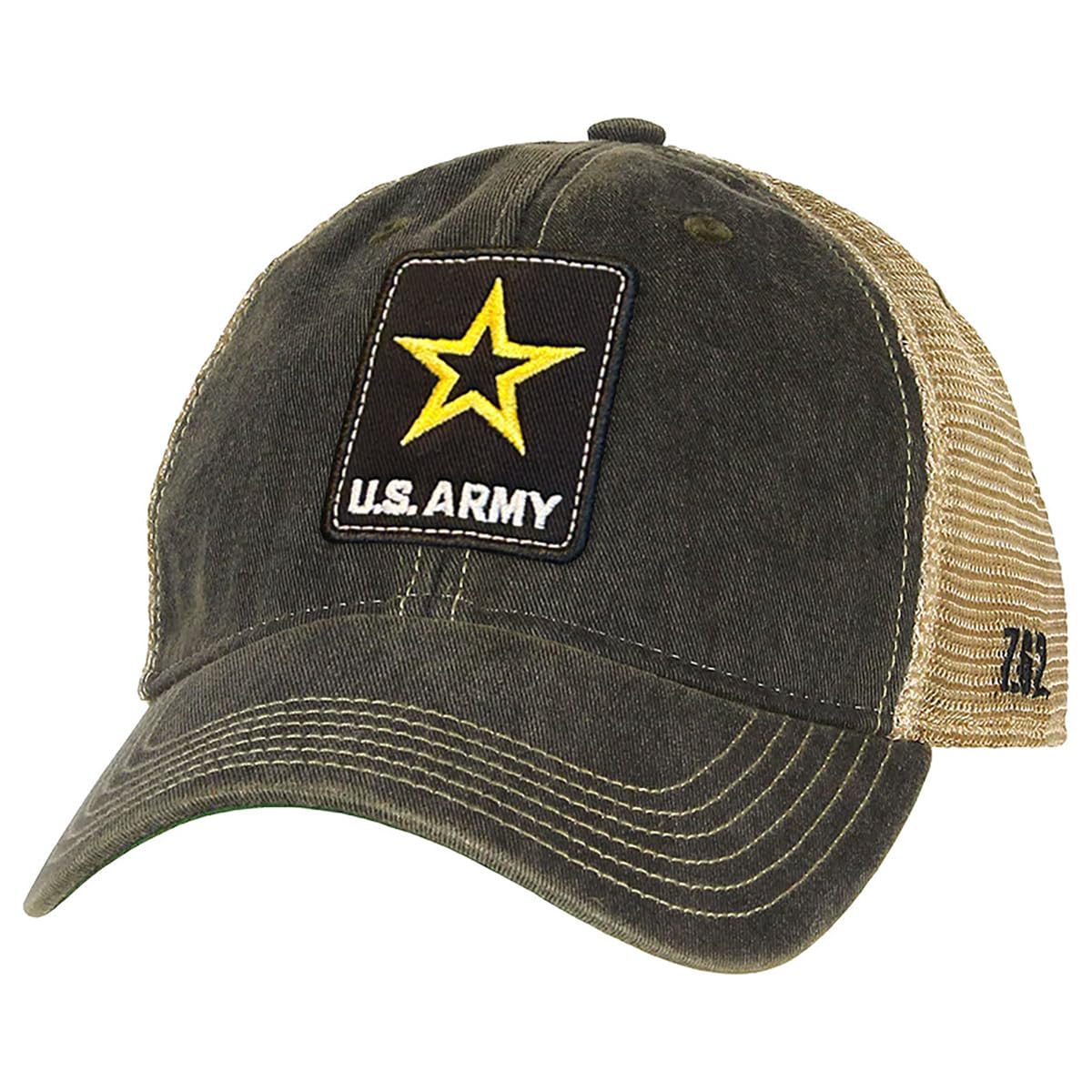 7.62 Design U.S. Army Logo Vintage Trucker Hat Black