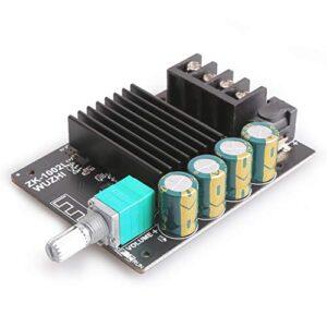 DAMGOO Bluetooth Amplifier Board, 100W+100W Peak Output Power, 2.0 Channel DC:8-24V, Password Free Connect, BT 5.0 AMP Board for DIY Wireless Speakers Board