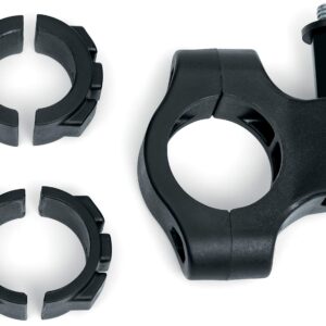 Kuryakyn 1955 Handlebar Mount Kit for SideKix Plus Bluetooth Speaker Multi Fit for 7/8", 1", and 1 1/4" Diameter Bars, Black