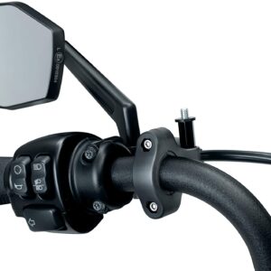 Kuryakyn 1955 Handlebar Mount Kit for SideKix Plus Bluetooth Speaker Multi Fit for 7/8", 1", and 1 1/4" Diameter Bars, Black