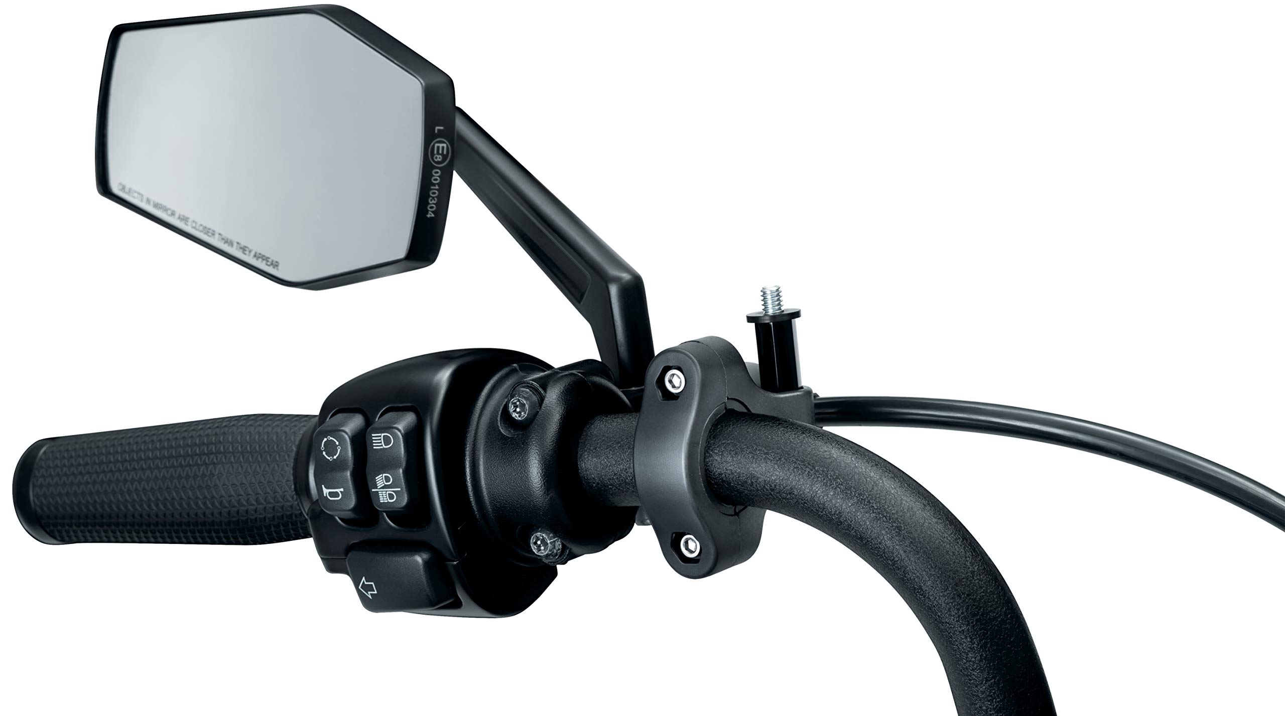 Kuryakyn 1955 Handlebar Mount Kit for SideKix Plus Bluetooth Speaker Multi Fit for 7/8", 1", and 1 1/4" Diameter Bars, Black