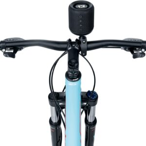 Kuryakyn 1955 Handlebar Mount Kit for SideKix Plus Bluetooth Speaker Multi Fit for 7/8", 1", and 1 1/4" Diameter Bars, Black