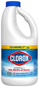 clorox disinfecting bleach, concentrated formula, regular - 43 ounce bottle (package may vary)