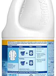 Clorox Disinfecting Bleach, Concentrated Formula, Regular - 43 Ounce Bottle (Package May Vary)