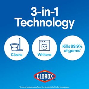 Clorox Disinfecting Bleach, Concentrated Formula, Regular - 43 Ounce Bottle (Package May Vary)