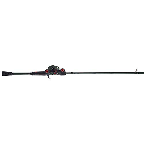 Abu Garcia Zata Baitcast Low Profile Reel and Fishing Rod Combo, 7' - Medium Heavy - 1pc Green