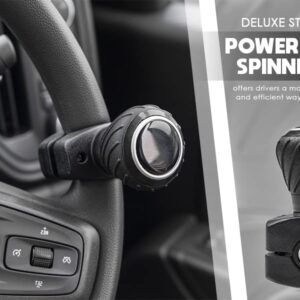 Deluxe Steering Wheel Power Handle Spinner Knob - Universal Steering Wheel Fit for Cars, Trucks, Tractors, Mowers, Forklifts, etc