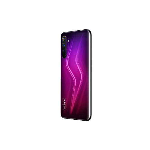 Realme 6 Pro (128GB, 6GB) 6.6" 90Hz Display, 30W Fast Charge, Snapdragon 720G, GSM Unlocked Global 4G LTE (T-Mobile, AT&T, Metro) International Model RMX2063 (128GB SD Bundle, Lightning Red)