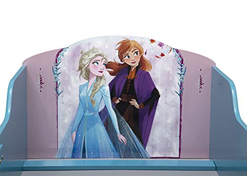 Delta Children Wood Toddler Bed - Greenguard Gold Certified, Disney Frozen II