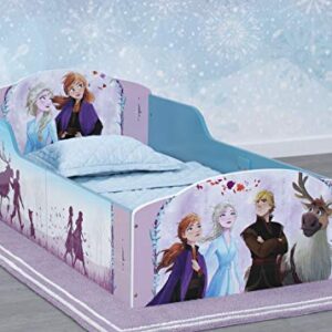 Delta Children Wood Toddler Bed - Greenguard Gold Certified, Disney Frozen II