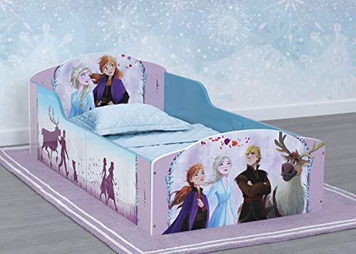 Delta Children Wood Toddler Bed - Greenguard Gold Certified, Disney Frozen II