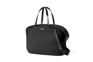 bellroy weekender - premium edition (duffle travel carry-on bag, fits 13" laptop, internal organization pockets) - black