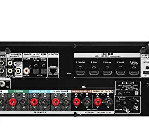 Denon AVR-S750H 7.2 Channel AV-Receiver, HiFi Amplifier, Alexa Compatible, 6 HDMI Inputs, 4K, Dolby Atmos & Vision, Bluetooth, Music Streaming, AirPlay 2, HEOS Multiroom