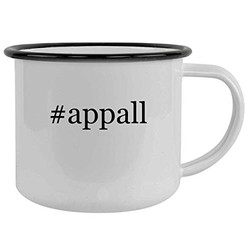 Molandra Products #appall - 12oz Hashtag Camping Mug Stainless Steel, Black