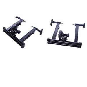 BalanceFrom Bike Trainer Stand Steel Bicycle Exercise Magnetic Stand with Front Wheel Riser Block