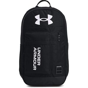under armour adult halftime backpack , black (001)/white , one size fits all