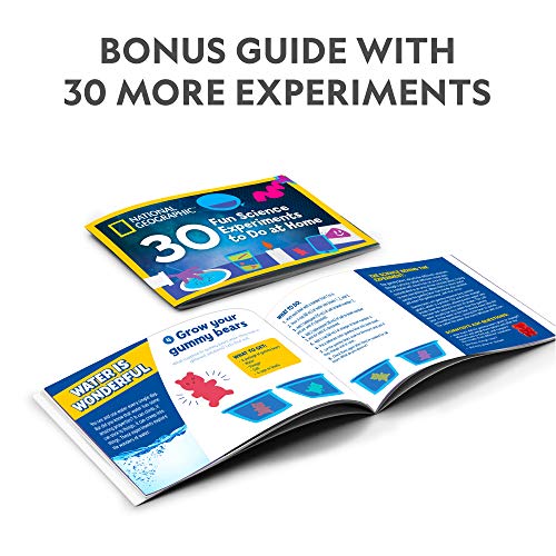 NATIONAL GEOGRAPHIC Science Magic Kit – Science Kit for Kids with 50 Unique Experiments and Magic Tricks, Chemistry Set and STEM Project, A Great Gift for Boys and Girls (Amazon Exclusive)