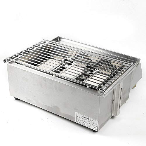 3 Burner Gas BBQ Stainless Steel Portable Grill Cooker Outdoor smokeless