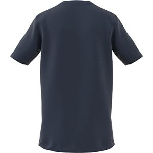 adidas mens FR Tee Crew Navy/Black X-Large