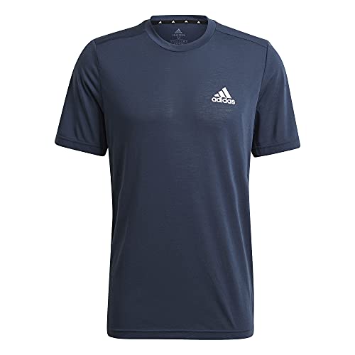 adidas mens FR Tee Crew Navy/Black X-Large