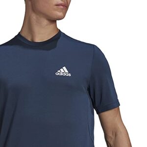 adidas mens FR Tee Crew Navy/Black X-Large