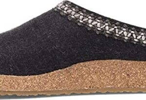 HAFLINGER Zigzag Clog - Charcoal, 42