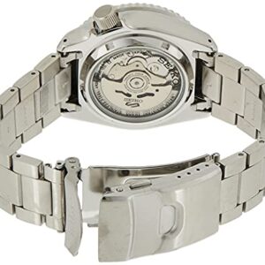 SEIKO Men's 5 Sports Automatic Watch with Stainless Steel Strap, Silver, 22 (Model: SRPE71)