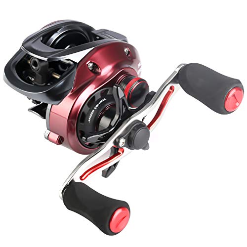 SeaKnight RED Fox Baitcasting Reels, 7.2:1/8.1:1 Gear Ratio, Ultralight Baitcaster Reel, Super Smooth with 13LBs Carbon Fiber Drag Fishing Reel