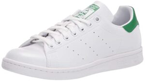 adidas originals men's stan smith (end plastic waste) sneaker, white/white/green, 9.5