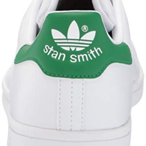 adidas Originals Men's Stan Smith (End Plastic Waste) Sneaker, White/White/Green, 9.5