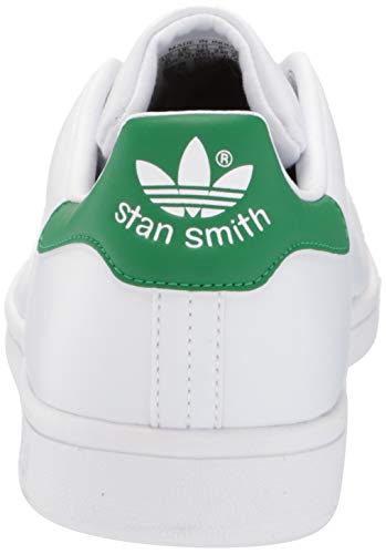 adidas Originals Men's Stan Smith (End Plastic Waste) Sneaker, White/White/Green, 9.5