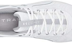 Under Armour Men's Charged Commit Tr 3, White (103)/Mod Gray, 7 M US