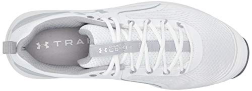 Under Armour Men's Charged Commit Tr 3, White (103)/Mod Gray, 7 M US