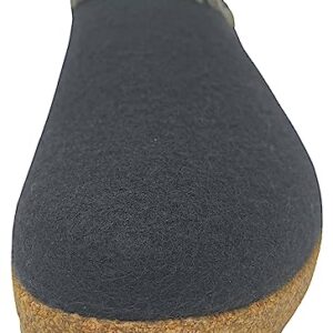 HAFLINGER Zigzag Clog - Black, 46