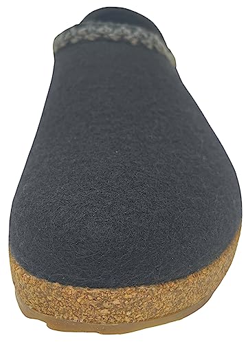 HAFLINGER Zigzag Clog - Black, 46