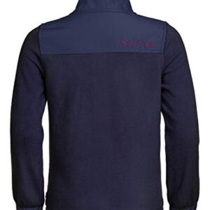 Nautica Girl's Full-zip Fleece Jacket, Signature Logo Design, Lightweight & Wind Resistant, Grey Heather, 19