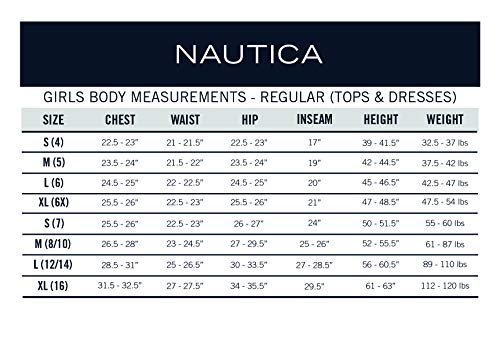 Nautica Girl's Full-zip Fleece Jacket, Signature Logo Design, Lightweight & Wind Resistant, Grey Heather, 19