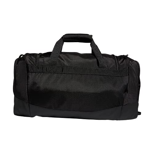 adidas Defender 4 Medium Duffel Bag, Black/Silver Metallic, One Size