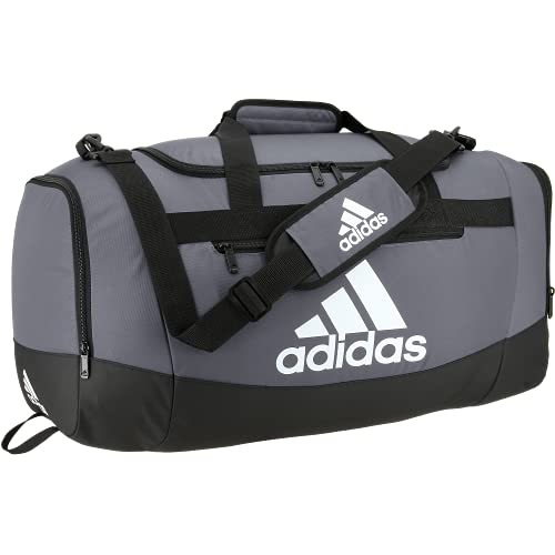 adidas Unisex Adult Defender 4 Medium Duffel Bag, Team Onix Grey, One Size