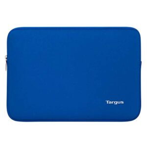 targus bonafide sleeve modern style with durable water-resistant college school case fit up to 14-inch laptop/notebook, blue (tbs92702gl)