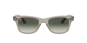 ray-ban rb4640 square sunglasses, transparent grey/light grey gradient dark grey, 50 mm