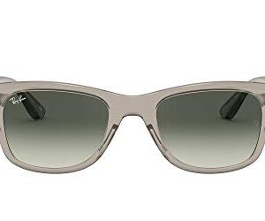 Ray-Ban Rb4640 Square Sunglasses, Transparent Grey/Light Grey Gradient Dark Grey, 50 mm