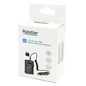 Kastar 2-Pack BLN-1 Battery and LCD AC Charger Compatible with Olympus BLN-1 BLN1 Battery, Olympus BCN-1 BCN1 Charger, Olympus M-D E-M1, OM-D E-M5, OM-D E-M5 Mark II, Pen E-P5, Pen-F Digital Cameras