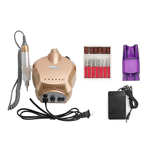 Topteng 𝐍𝐚𝐢𝐥 𝐃𝐫𝐢𝐥𝐥𝐬 𝐟𝐨𝐫 𝐀𝐜𝐫𝐲𝐥𝐢𝐜 𝐍𝐚𝐢𝐥𝐬,Professional 30000 RPM Nail Drill Machine 110V Handpiece E File Set for Gel Nails Remove Poly Nail Gel Gift for Women Home and Salon Use