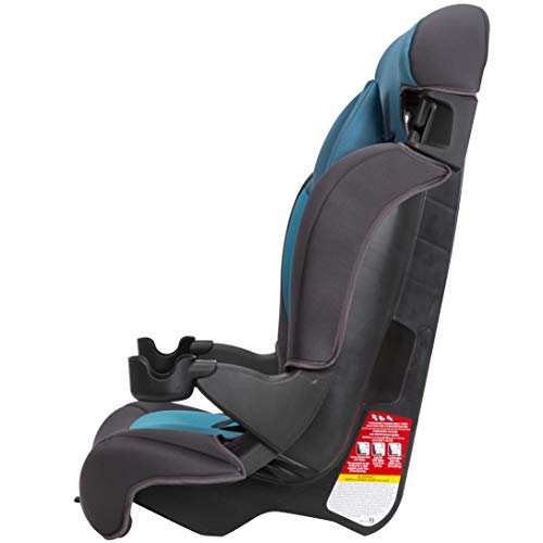 Safety 1st Grand 2-in-1 Booster Car Seat, Forward-Facing with Harness, 30-65 pounds and Belt-Positioning Booster, 40-120 pounds, Capri Teal